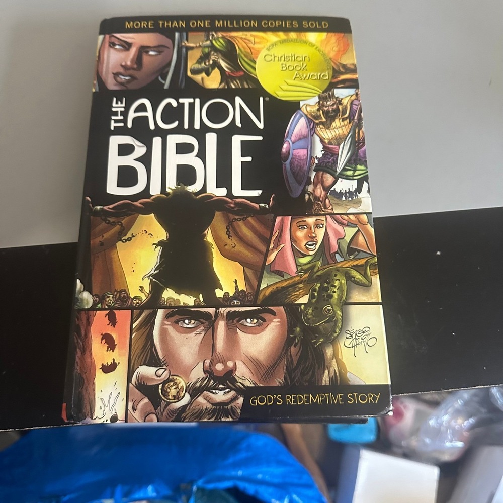 The Action Bible Gods Redemptive Story Hardcover Graphic Novel Sergio Cariello